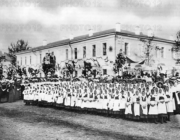 Kostroma exhibition in honor of the 300th anniversary of the Romanov dynasty 1913