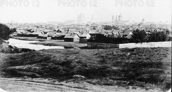 View of Astrakhan from the Ilyinsky Hillock