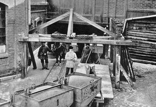 Entrance to the tunnel from the factory