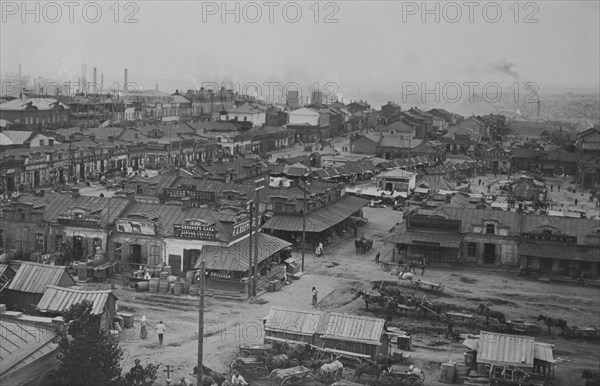 Aerial photo of prerevolutionary Yuzovka