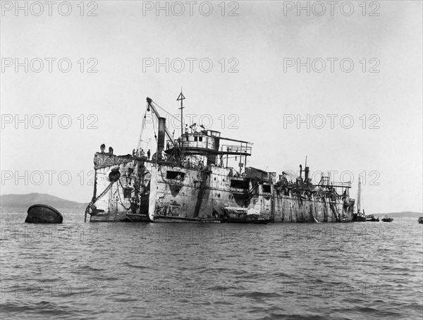 Imperial Russian cruiser Vaiag circa 8 August 1905