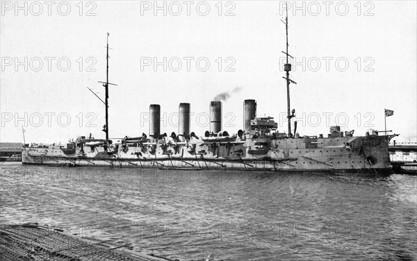 Imperial Russian armored cruiser Rossiya circa 1895-1922