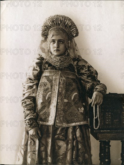 Woman in traditional dress
