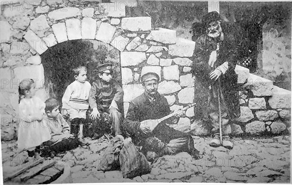 Armenian blind folk singer