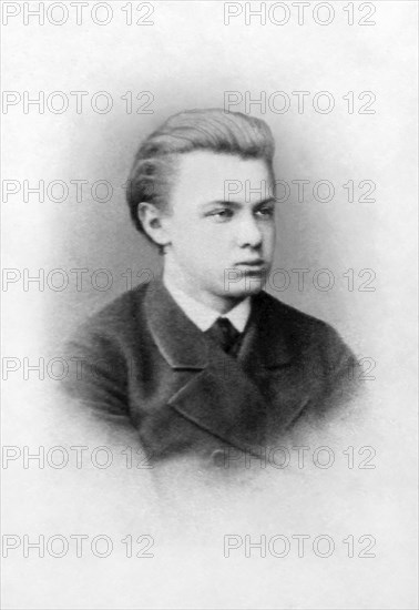 Professor of Pediatrics of the Military Medical Academy Alexander Nikolaevich Shkarin during his studies at the Imperial Medical and Surgical Academy circa  before 1900