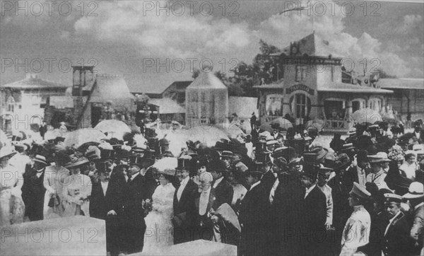 Visitors at the opening of Odessa Art & Industry Exposition