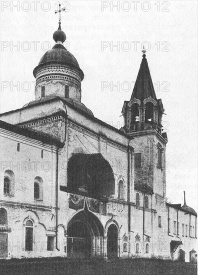 Church of the Ascension and the Holy Gates of the Spaso-Prilutsky Monastery circa  1913