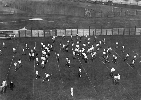 Harvard Football Practice