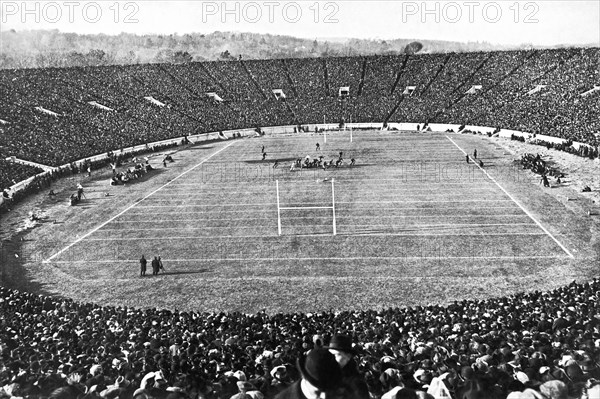 Crowd At Yale Bowl Game