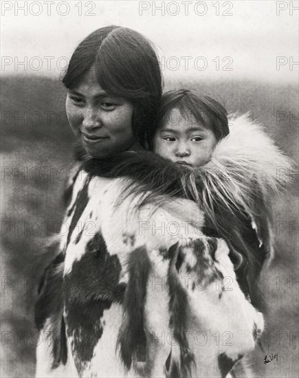 Eskimo Mother With Her Papoose