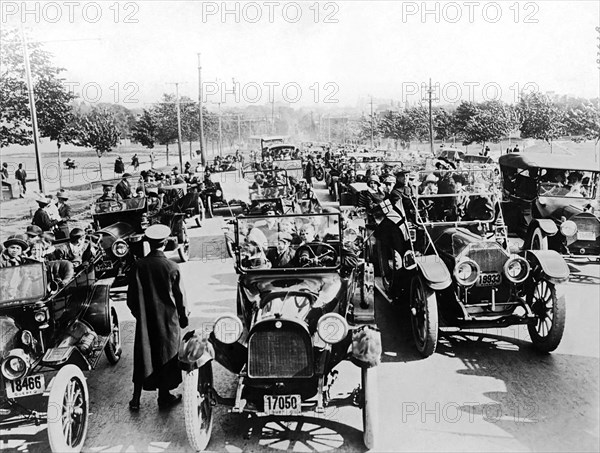 WWI Children In Cars