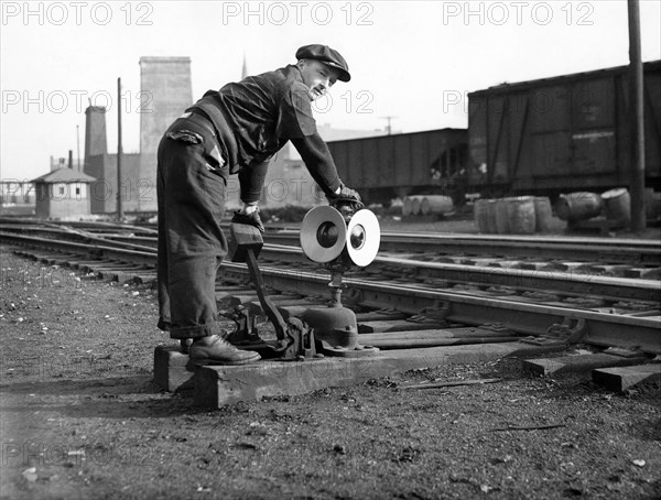 Railroad Yard Switch Man