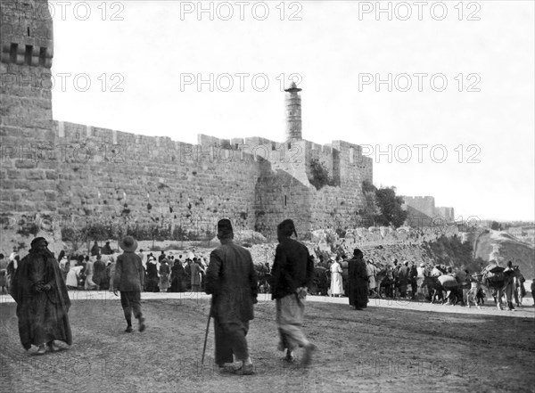 The Jaffa Gate In Jersulem