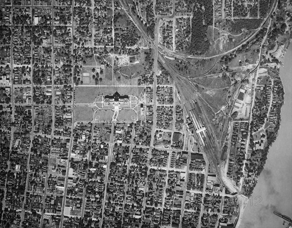 Aerial View Of Little Rock