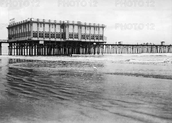 Fishing Pier And Casino At Daytona Beach