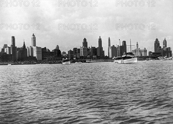 View Of Chicago From The Lake