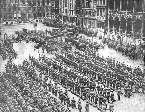 German Occupation Of Brussels.