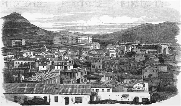 A View Of Athens In 1853.