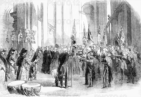 The Funeral Of The Duke Of Wellington.