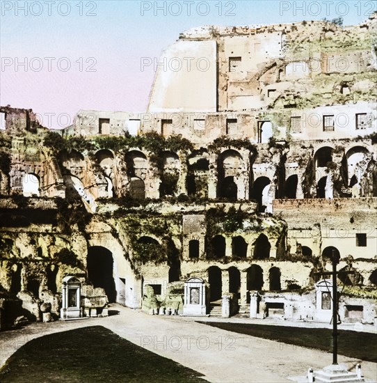 Interior Of Colossium Rome.