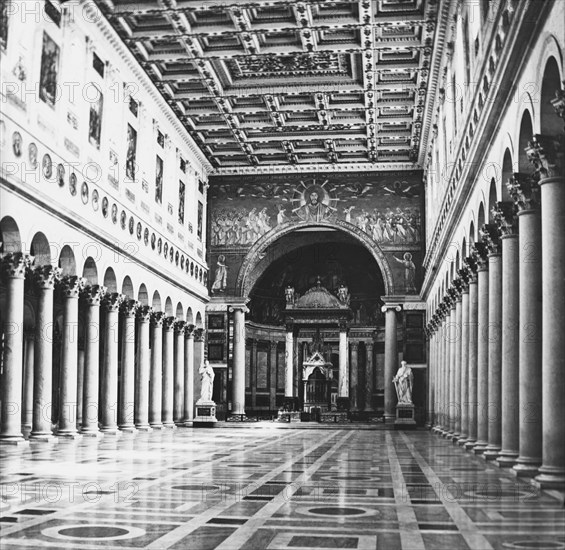 The Papal Basilica Of St. Paul Outside The Walls.