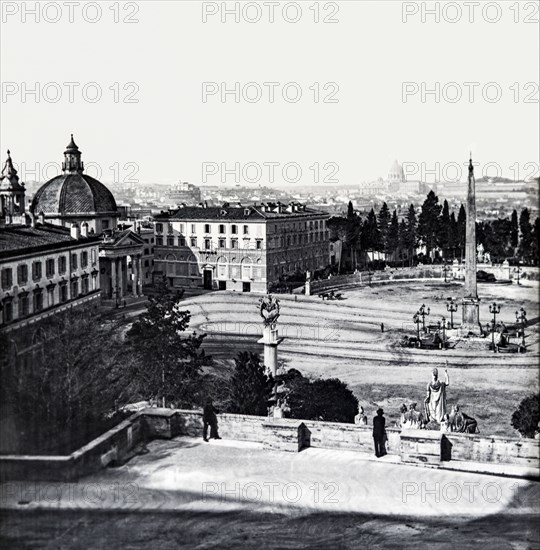 The Flaminio Obelisk Is One Of The Thirteen Ancient Obelisks In Rome, Italy.