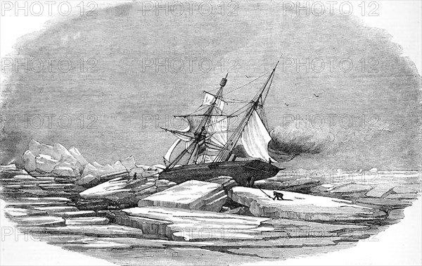 The Isabel Shipwrecked On Ice At Talbot Inlet.