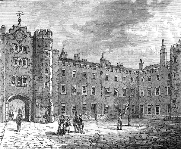 Courtyard Of St James's Palace.