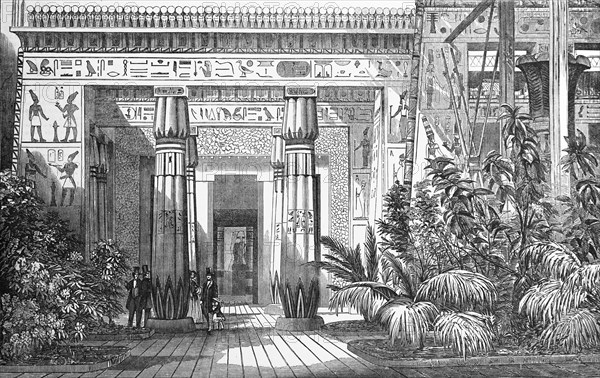 The Crystal Palace, Egyptian Court, entrance To The Tomb Of Beni Hassan.