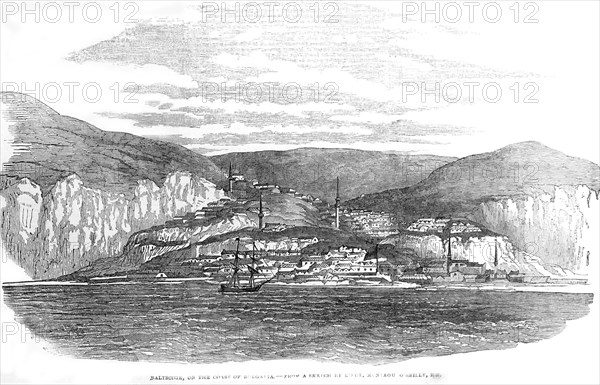 Baltschik On The Coast Of Bulgaria By Lieut Montagu O'reilly Royal Navy.