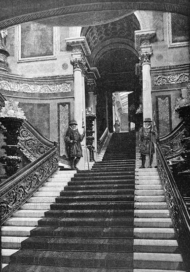 The Grand Staircase Buckingham Palace.