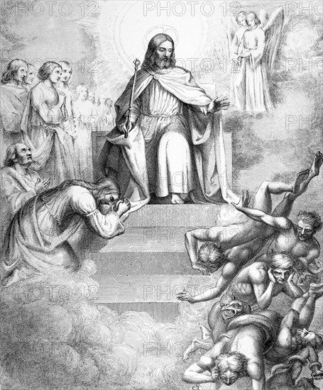 But when the Son of Man comes in his glory, and all the holy angels with him, then he will sit on the throne of his glory.