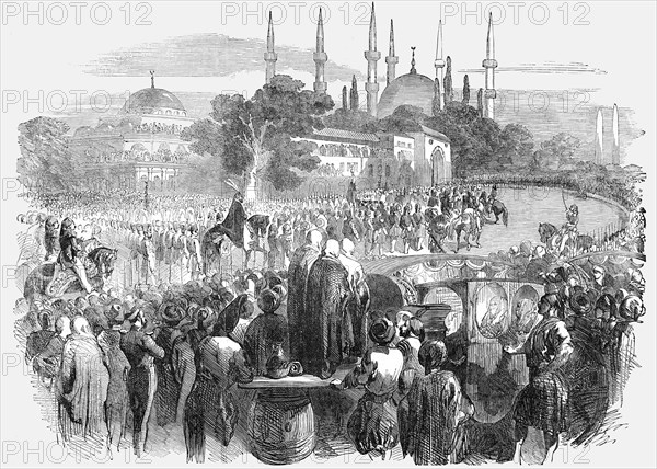 Procession Of The Sultan At The Festival Of The Bairam, Constantinople.