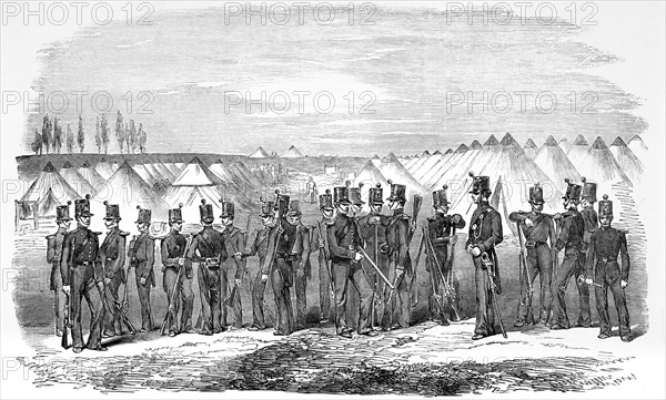 Encompment Of The Rifle Brigade At Constantinople, Crimean War.