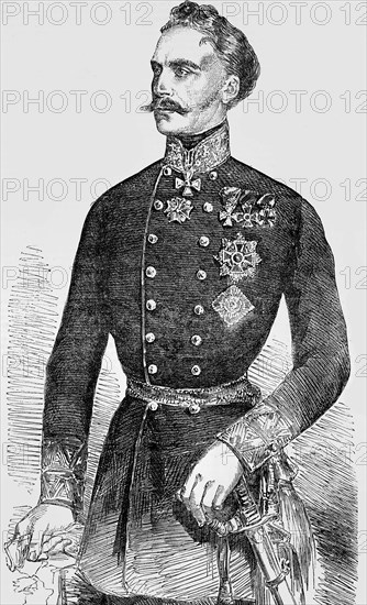 Field Portrait Marshal Baron Von Hess, Generalissimo of the Austrian army of the east.