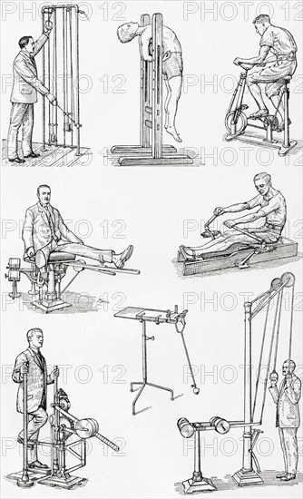 1920's excercise apparatus.