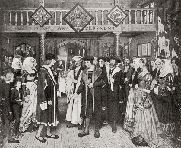 Quentin Matsys received by the Guild of St. Luke at Antwerp in the 16th century.