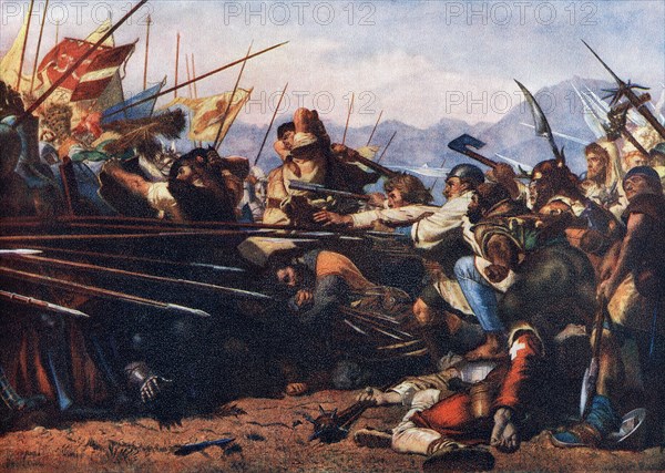 The Battle of Sempach.