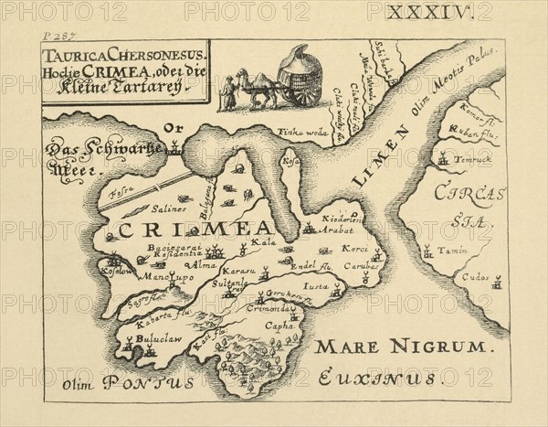 Map of Crimea published in Kiev.