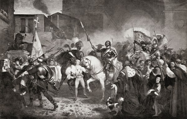 The entry of Charles VIII into Florence.