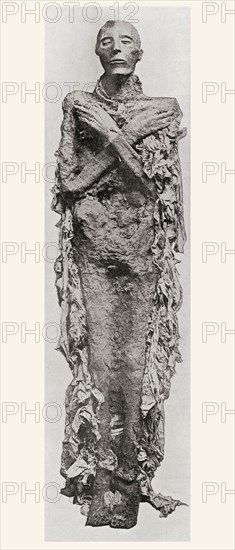 The mummy of Seti I.