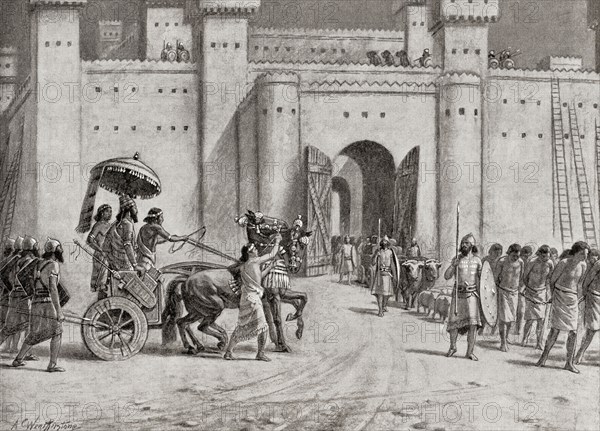 The capture of Damascus.