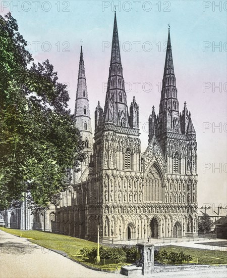 Lichfield Cathedral.