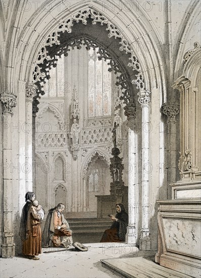 Chapel in St Jame's church at Liege.