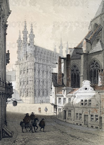 The Town Hall at Louvain.