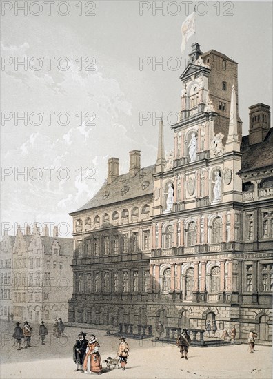 The Stadhuis of Antwerp, Belgium.