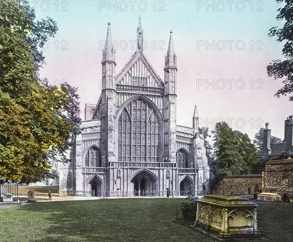 West Front Winchester Cathedral.