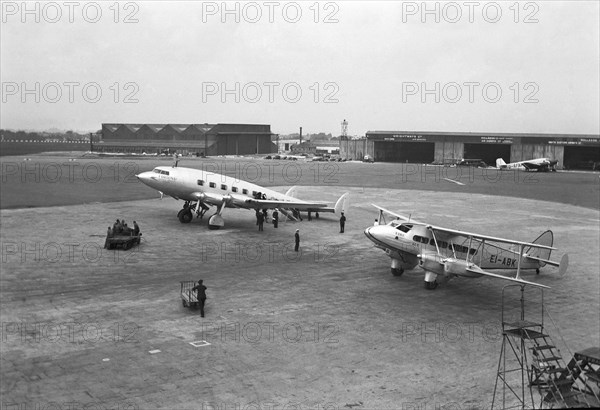 'Fortuna' at Croydon aerodrome.