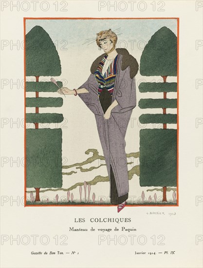 Traveling coat by Paquin.