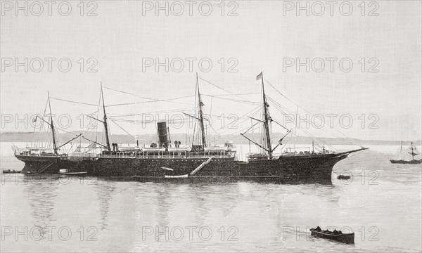 The steel screw steamer Reina Maria Cristina.